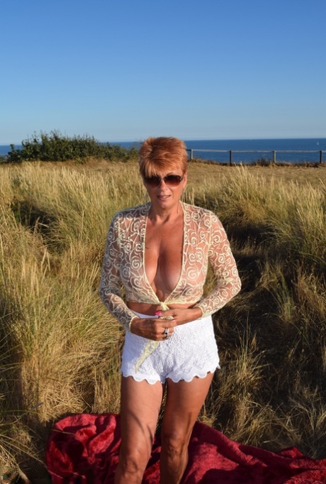 busty ginger milf nudes image